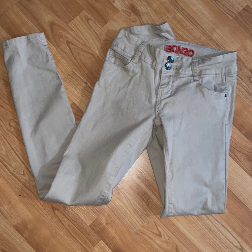 BONGO kaki skinny pants